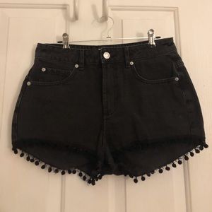 Garage Festival Short w/ Pom Pom Hem - Size 5